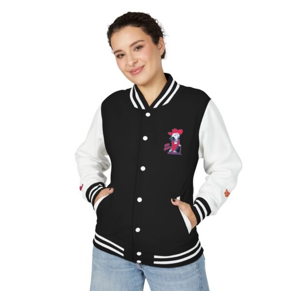 Ole Miss Rebels Unisex Heavyweight Letterman Jacket - Image 7