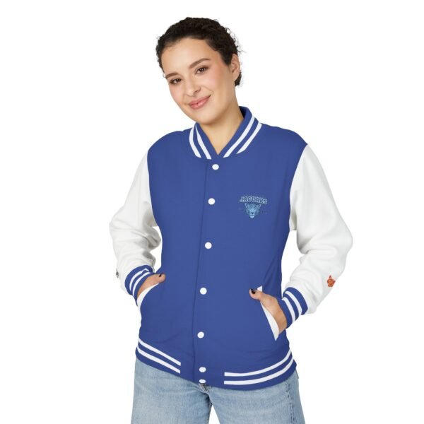 Spelman College Jaguars Unisex Heavyweight Letterman Jacket - Image 3