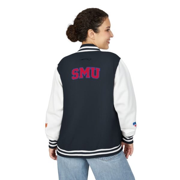 SMU Mustangs Unisex Heavyweight Letterman Jacket - Image 16