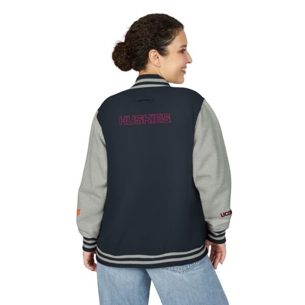 UConn Huskies Unisex Heavyweight Letterman Jacket - Image 4