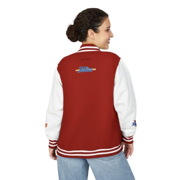Tulsa Golden Hurricane Unisex Heavyweight Letterman Jacket - Image 4