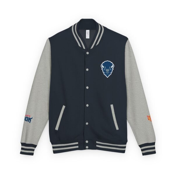 Howard Bison Unisex Heavyweight Letterman Jacket - Image 5