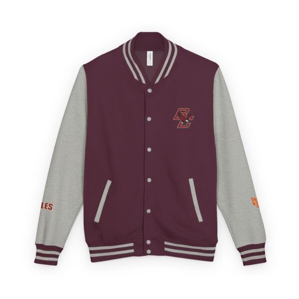 Boston College Eagles Unisex Heavyweight Letterman Jacket - Image 9