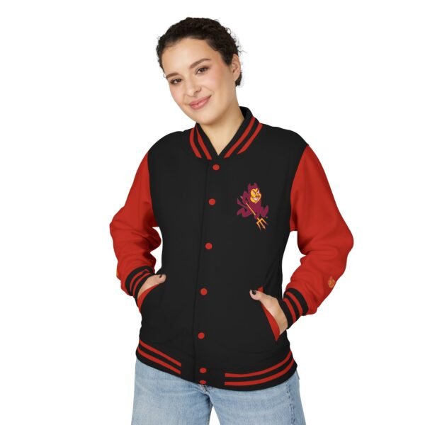 Arizona State Sun Devils Unisex Heavyweight Letterman Jacket - Image 7