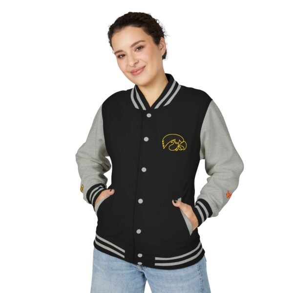 Iowa Hawkeyes Unisex Heavyweight Letterman Jacket - Image 11