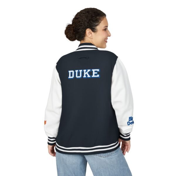 Duke Blue Devils Unisex Heavyweight Letterman Jacket - Image 8