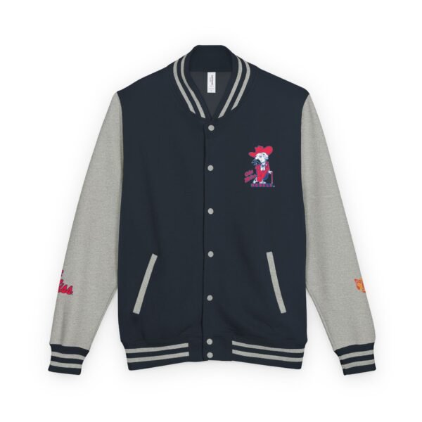 Ole Miss Rebels Unisex Heavyweight Letterman Jacket - Image 17