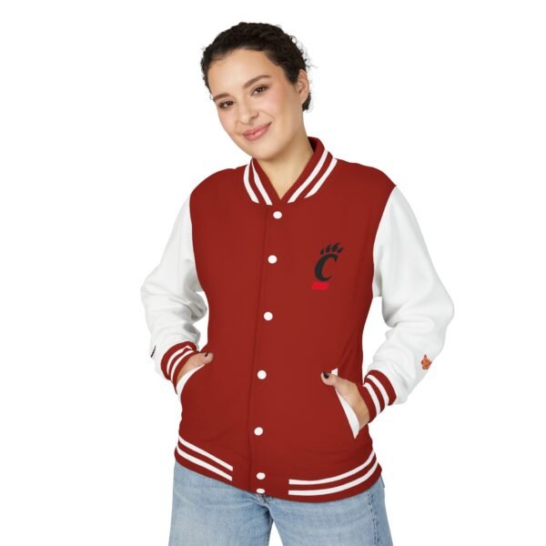 Cincinnati Bearcats Unisex Heavyweight Letterman Jacket - Image 3