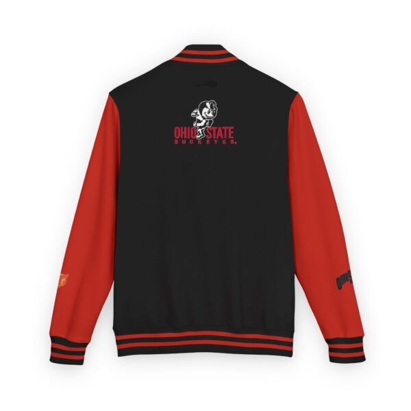 Ohio State Buckeyes Unisex Heavyweight Letterman Jacket - Image 2