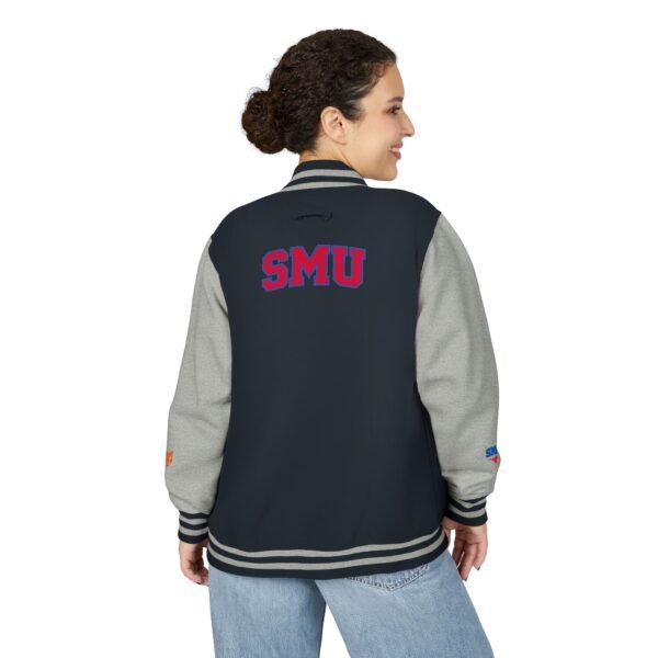 SMU Mustangs Unisex Heavyweight Letterman Jacket - Image 12