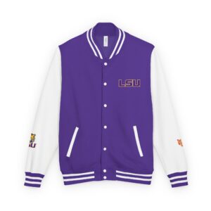 LSU Tigers Unisex Heavyweight Letterman Jacket