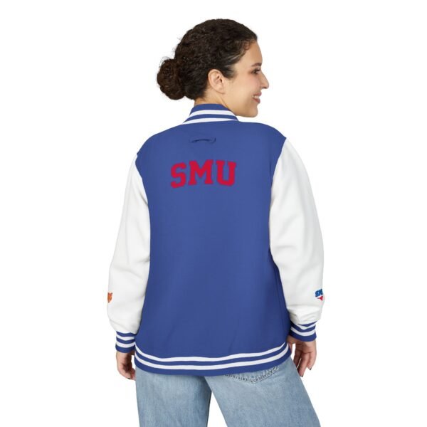 SMU Mustangs Unisex Heavyweight Letterman Jacket - Image 8