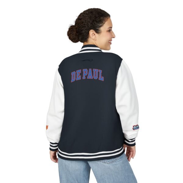 DePaul Blue Demons Unisex Heavyweight Letterman Jacket - Image 8