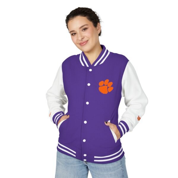 Clemson Tigers Unisex Heavyweight Letterman Jacket - Image 11