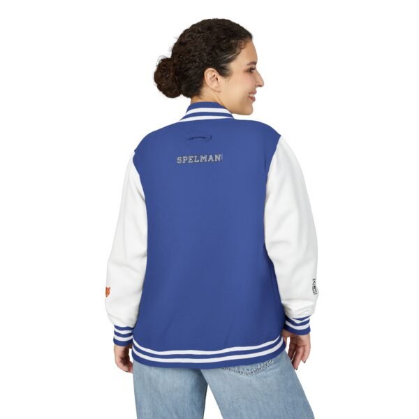 Spelman College Jaguars Unisex Heavyweight Letterman Jacket - Image 4
