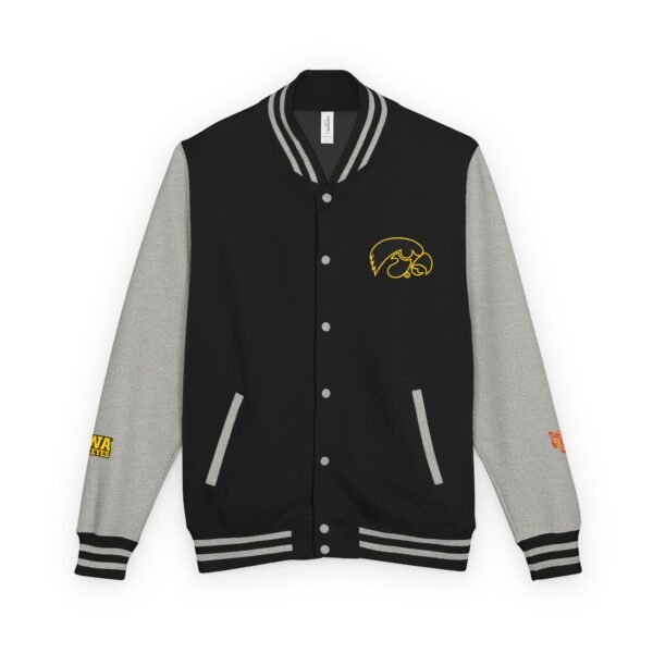 Iowa Hawkeyes Unisex Heavyweight Letterman Jacket - Image 9