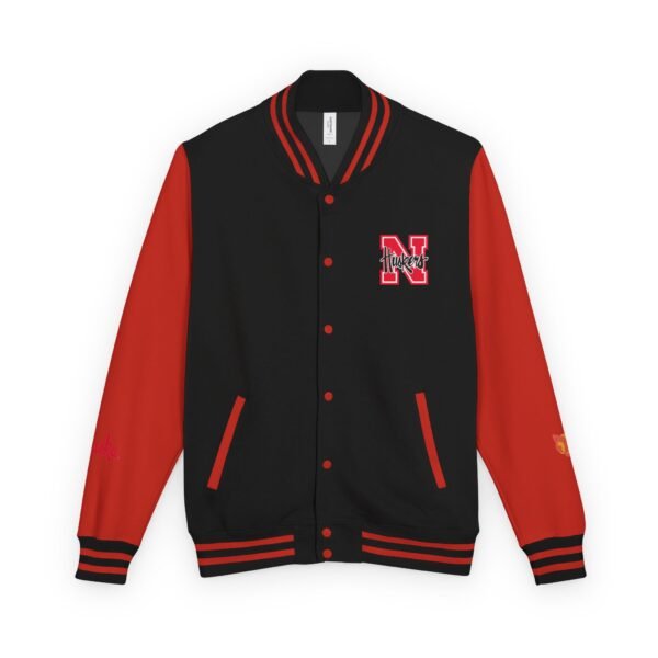 Nebraska Cornhuskers Unisex Heavyweight Letterman Jacket - Image 5