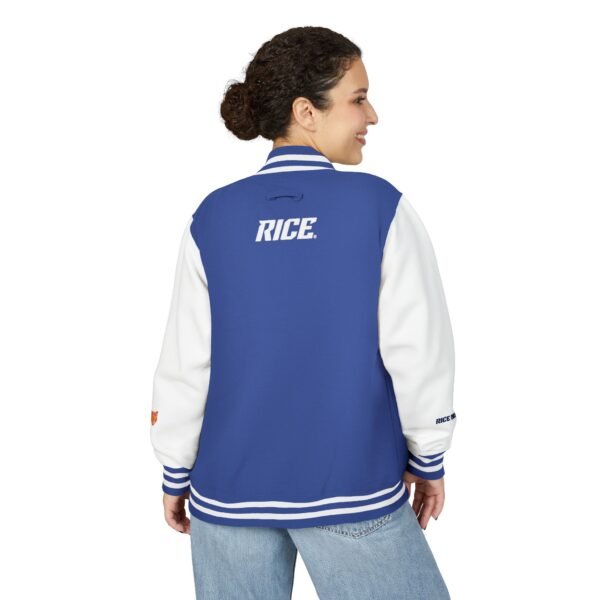 Rice Owls Unisex Heavyweight Letterman Jacket - Image 4