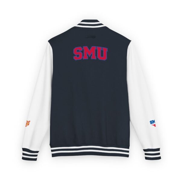 SMU Mustangs Unisex Heavyweight Letterman Jacket - Image 14