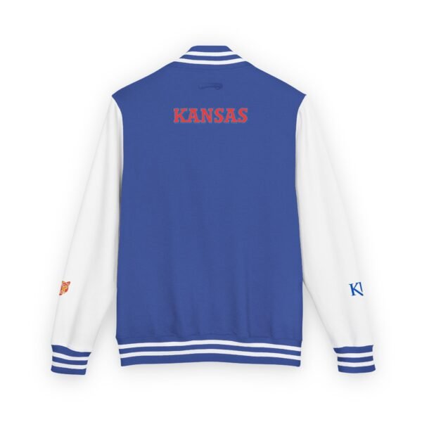 Kansas Jayhawks Unisex Heavyweight Letterman Jacket - Image 6