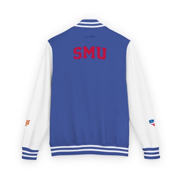 SMU Mustangs Unisex Heavyweight Letterman Jacket - Image 6
