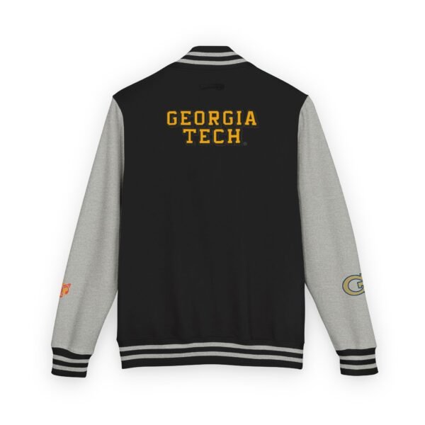 Georgia Tech Yellow Jackets Unisex Heavyweight Letterman Jacket - Image 6