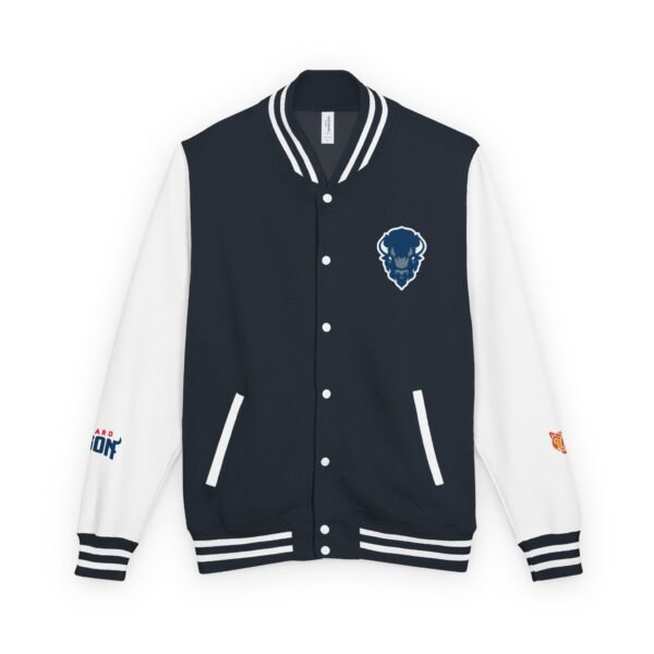 Howard Bison Unisex Heavyweight Letterman Jacket - Image 9