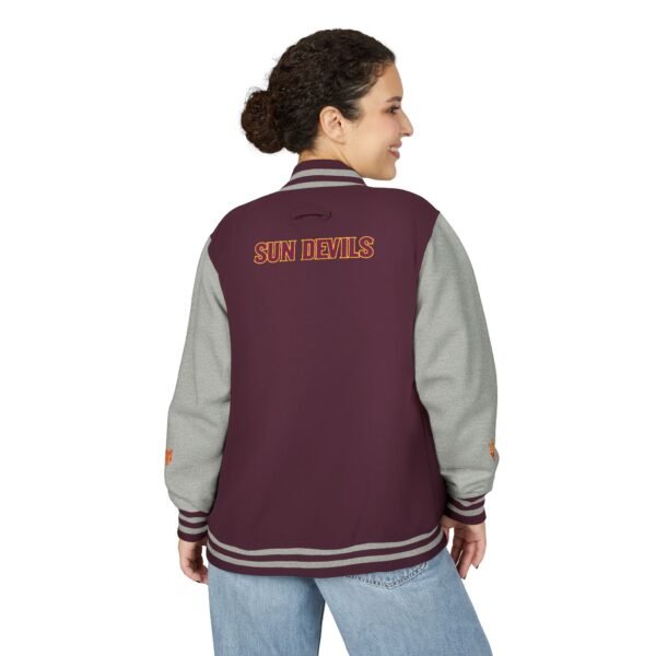 Arizona State Sun Devils Unisex Heavyweight Letterman Jacket - Image 4