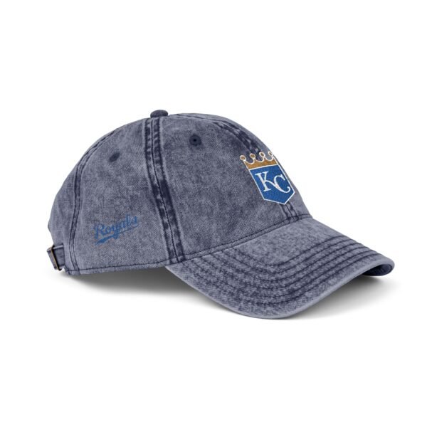 Kansas City Royals Embroidered Logo on Vintage Cap - Image 18