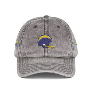 Los Angeles Chargers Embroidered Logo on Vintage Cap