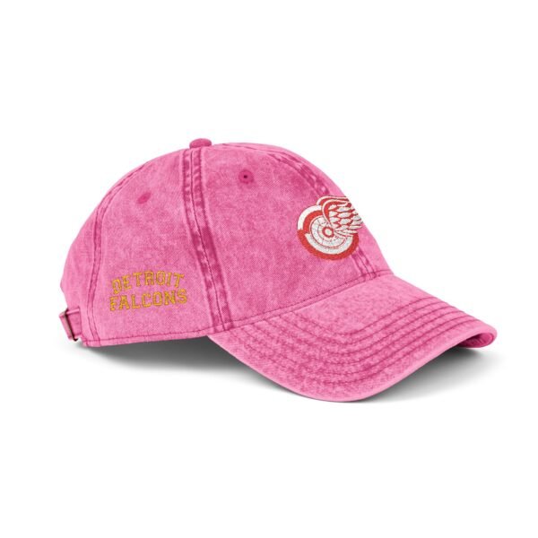 Detroit Red Wings Embroidered Logo on Vintage Cap - Image 10