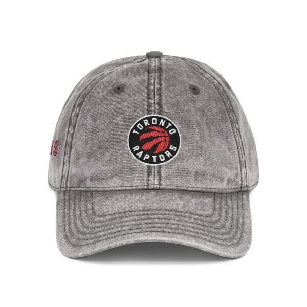 Toronto Raptors Embroidered Logo on Vintage Cap