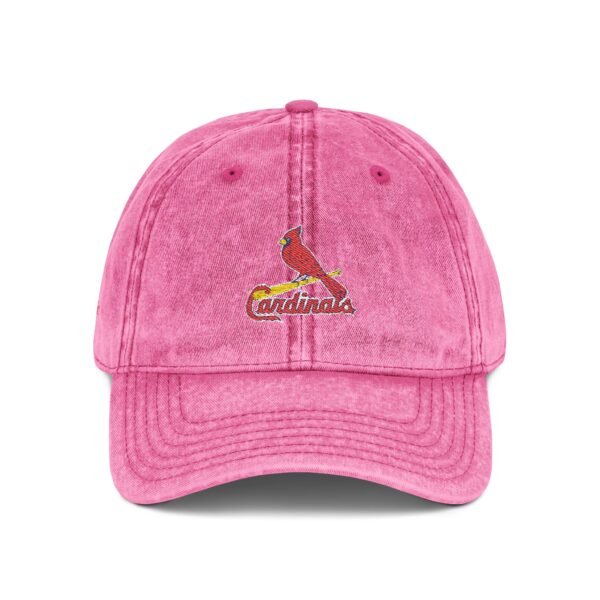 St. Louis Cardinals Embroidered Logo on Vintage Cap - Image 20