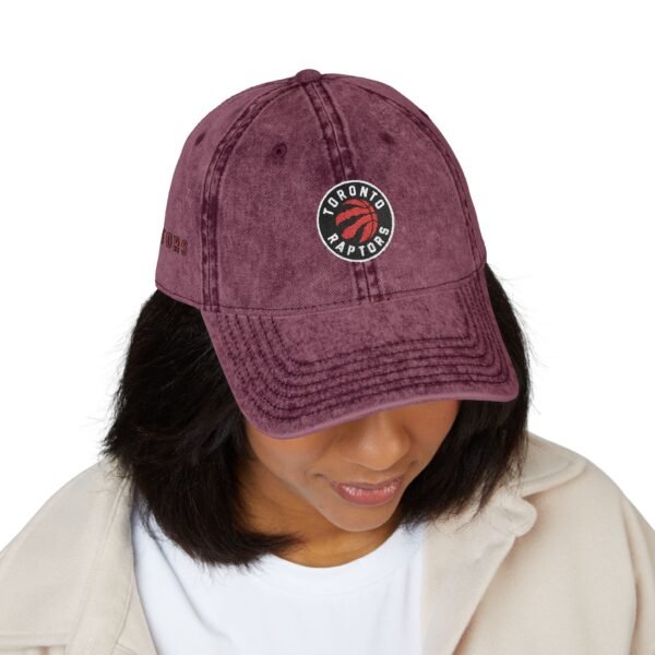 Toronto Raptors Embroidered Logo on Vintage Cap - Image 23