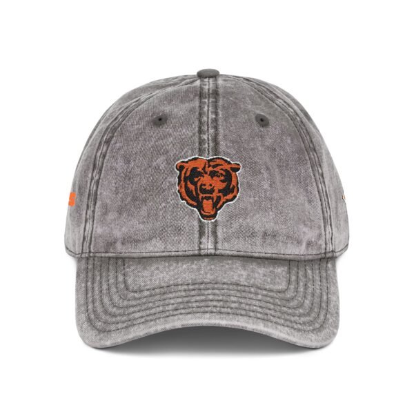 Chicago Bears Embroidered Logo on Vintage Cap