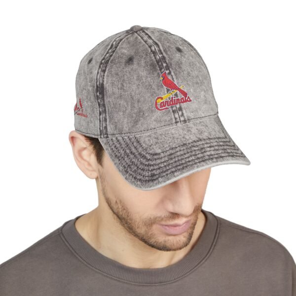 St. Louis Cardinals Embroidered Logo on Vintage Cap - Image 7