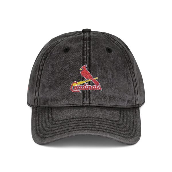 St. Louis Cardinals Embroidered Logo on Vintage Cap - Image 12