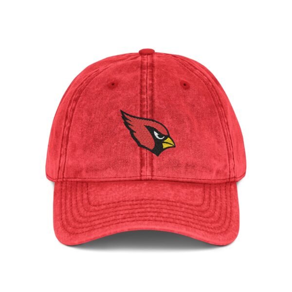 Arizona Cardinals Embroidered Logo on Vintage Cap - Image 8