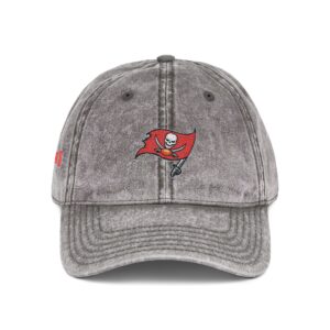 Tampa Bay Buccaneers Embroidered Logo on Vintage Cap