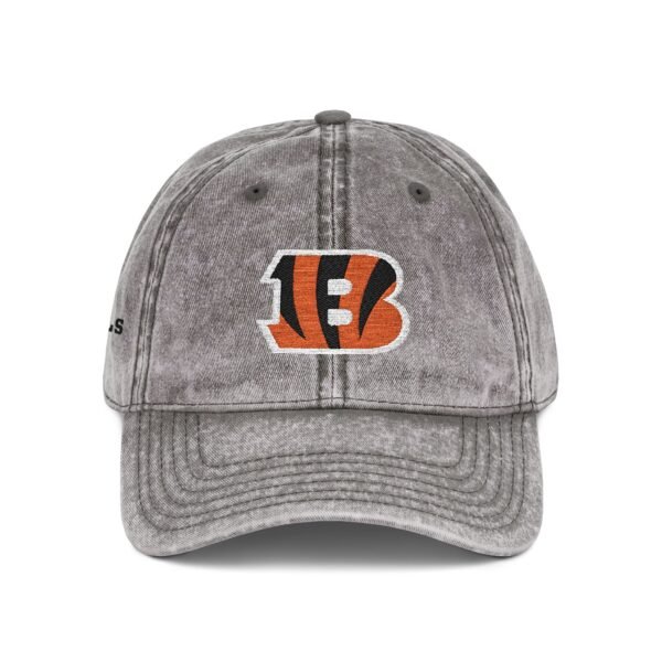 Cincinnati Bengals Embroidered Logo on Vintage Cap