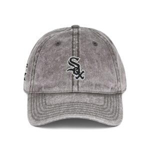 Chicago White Sox Embroidered Logo on Vintage Cap