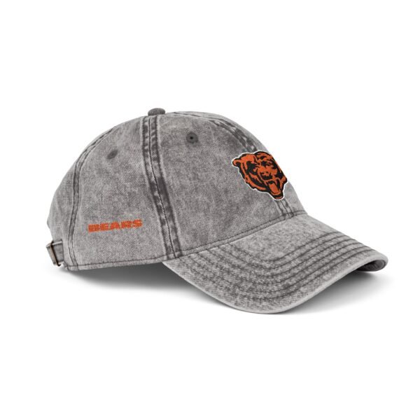 Chicago Bears Embroidered Logo on Vintage Cap - Image 3