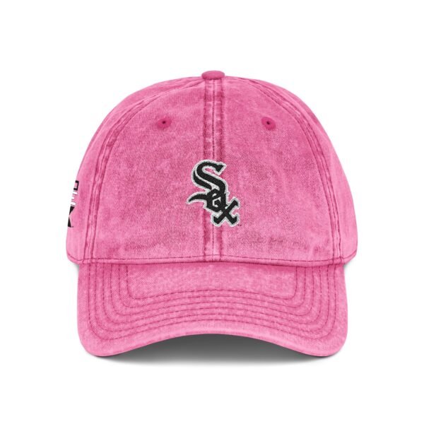 Chicago White Sox Embroidered Logo on Vintage Cap - Image 8