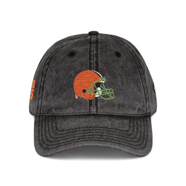 Cleveland Browns Embroidered Logo on Vintage Cap - Image 8