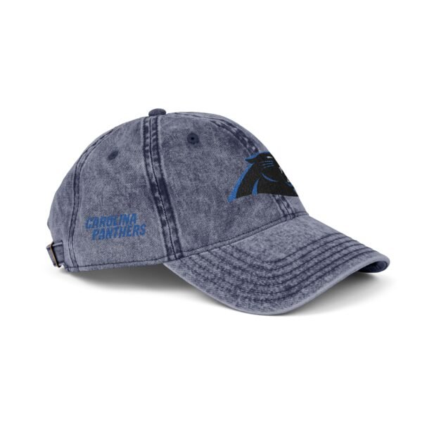 Carolina Panthers Embroidered Logo on Vintage Cap - Image 10