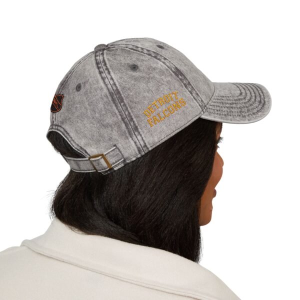 Detroit Red Wings Embroidered Logo on Vintage Cap - Image 5