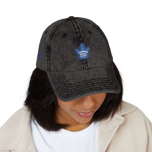 Toronto Maple Leafs Embroidered Logo on Vintage Cap - Image 15
