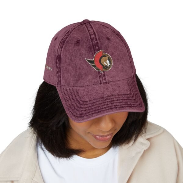 Ottawa Senators Embroidered Logo on Vintage Cap - Image 23