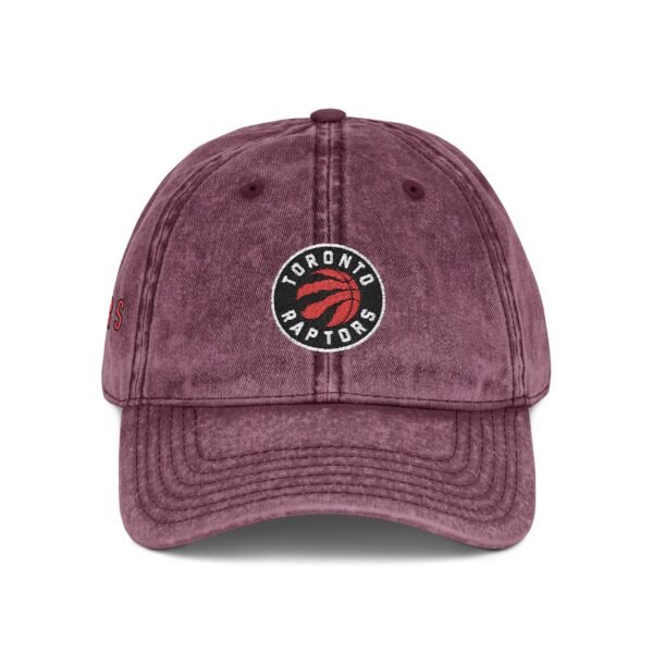 Toronto Raptors Embroidered Logo on Vintage Cap - Image 20