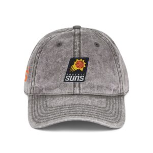 Phoenix Suns Embroidered Logo on Vintage Cap